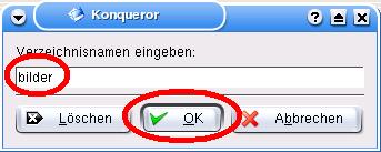 Konqueror-Neu-Verzeichnis-Name